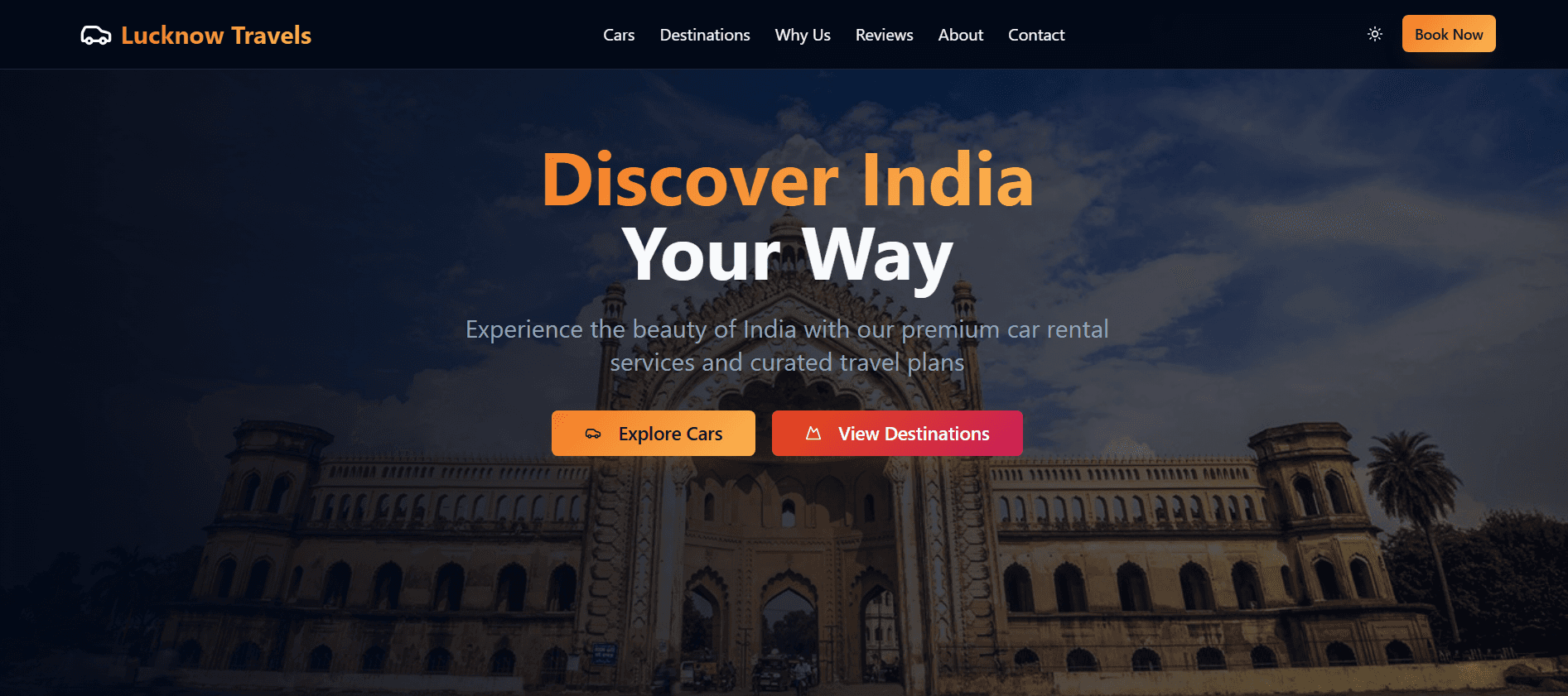 Lucknow Travels – Premium Car Rental & Travel Platform