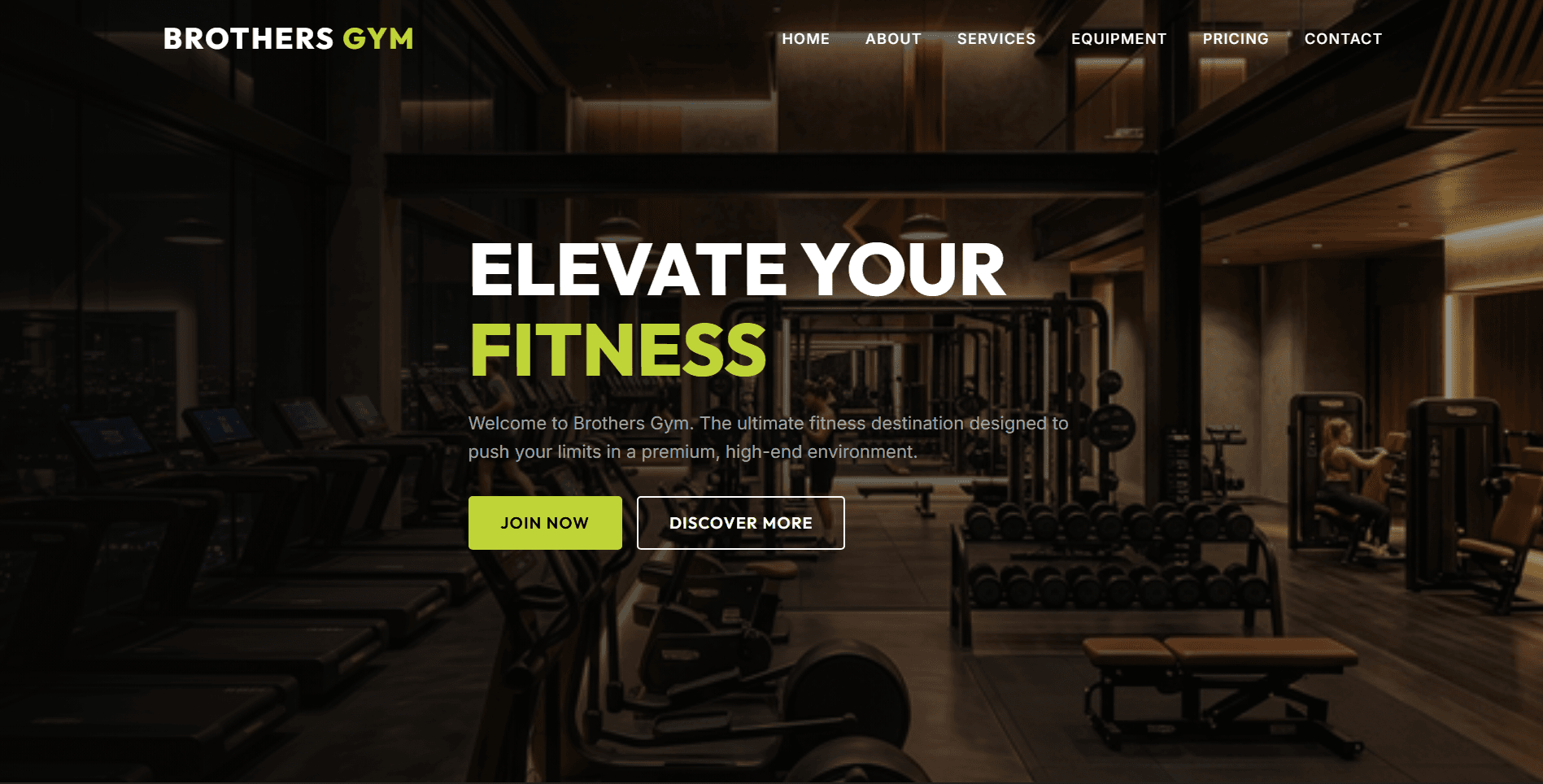 Brothers Gym Digital Showcase